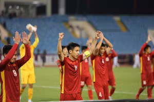 Hùng Dũng và các đồng đội được FIFA "thưởng lớn" sau chiến thắng Trung Quốc 3-1.