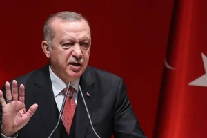 ổng thống Thổ Nhĩ Kỳ Tayyip Erdogan. Ảnh: AP.