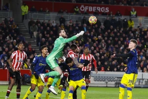 David De Gea thi đấu xuất sắc trong chiến thắng trước Brentford.