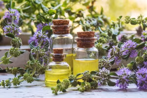 Dầu xạ hương có chứa thymol, hoạt động như một chất kháng khuẩn tự nhiên.