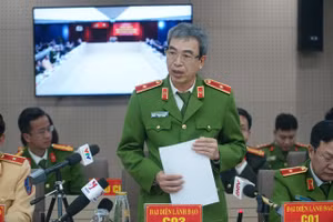 Thiếu tướng Nguyễn Văn Thành thông tin về vụ án xảy ra tại Tập đoàn Vạn Thịnh Phát.