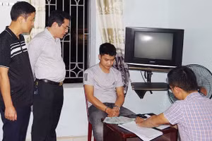 Nguyễn Đức Hiệp bị bắt quả tang