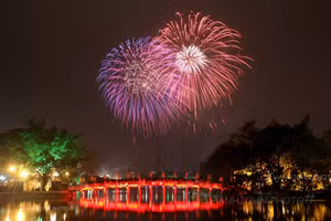 Những địa điểm tổ chức bắn pháo hoa Tết Dương lịch 2021 ở Hà Nội