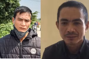 Nguyễn Xuân Trung (trái) và Nguyễn Văn Quân (phải)