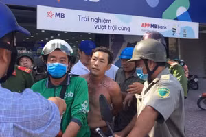 Đối tượng cướp ngân hàng 