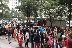 Hỏa hoạn tại chung cư Linh Đàm