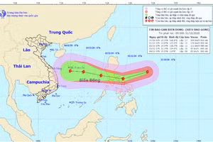 Hình ảnh bão Goni