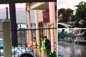 Cơ quan chức năng có mặt để điều tra vụ cướp