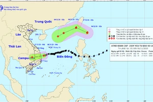 áp thấp nhiệt đới sức gió giật cấp 8