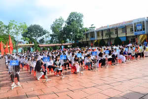 Học sinh các cấp tại Điện Biên sẽ tựu trường sớm nhất từ ngày 1/9. Ảnh minh họa.