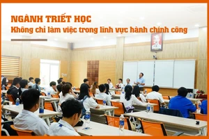 Khoa Triết học định hướng công việc cho sinh viên thông qua chương trình thực tế cơ quan, tổ chức - Ảnh: Khoa Triết học