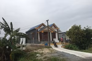 Hàng loạt công trình xây dựng trên đất nông nghiệp tại thôn 9, xã Cao Minh.