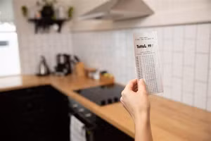 Tấm vé số may mắn của Victoria Melton.