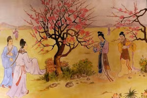 Một cảnh minh họa trong “Truyện Kiều”. Ảnh: Nguồn IT