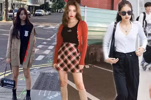 Học sao Hàn cách diện cardigan "chanh xả"