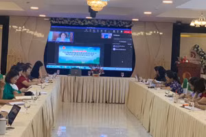 Hội thảo tham vấn trường mầm non ứng phó với biến đổi khí hậu.