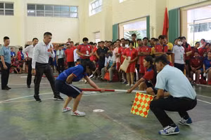 Các hoạt động thi đấu thể thao rất sôi nổi được khai mạc sáng 4/11.