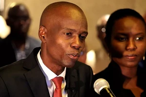 Tổng thống Haiti Jovenel Moise và phu nhân Martine Moise.