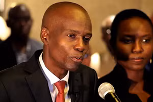 Tổng thống Haiti Jovenel Moise và phu nhân Martine Moise.