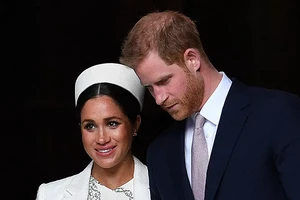 Vợ chồng Hoàng tử Anh Harry và Meghan Markle.