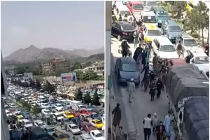 Người dân Afghanistan rời thủ đô Kabul.