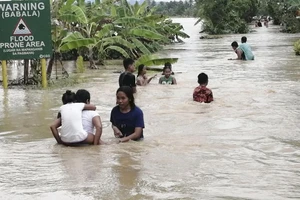 Bão Conson đổ bộ vào Philippines.