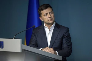 Tổng thống Ukraine Zelensky.