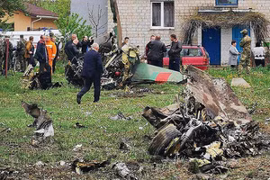 Hiện trường vụ tai nạn.