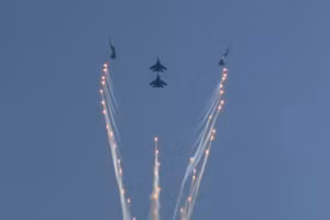 Chiến đấu cơ Su-35S tại Triển lãm hàng không MAKS 2021.