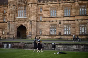 Du HS Trung Quốc tại Australia.