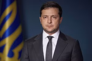 Tổng thống Ukraine Zelensky.