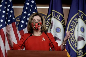 Bà Nancy Pelosi tiếp tục làm Chủ tịch Hạ viện Mỹ.