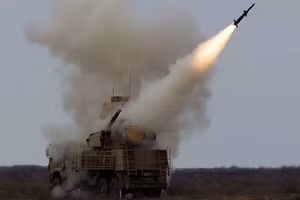 Hệ thống tên lửa Pantsir-S ở Syria.