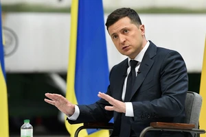 Tổng thống Ukraine Vladimir Zelensky.