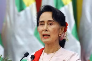 Cố vấn nhà nước Myanmar Aung San Suu Kyi. 