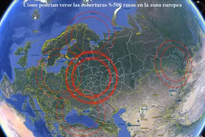 S-500 có thể dễ dàng bao phủ toàn bộ lãnh thổ Nga