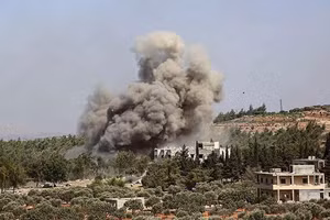 Nga tấn công vào các vị trí của khủng bố ở Syria.