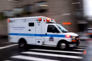 Xe cứu thương tại New York, Mỹ.
