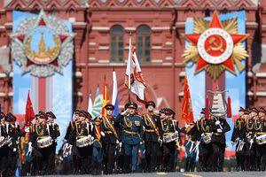 Diễn tập diễu binh tại Nga.