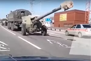 Vũ khí bị nghi là của lực lượng Nga.