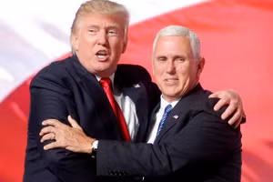 TT Donald Trump và Phó TT Mike Pence.