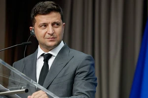 Tổng thống Ukraine Zelensky.