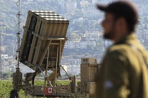 Hệ thống phòng thủ Vòm sắt của Israel.