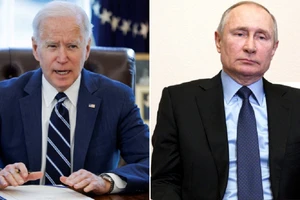 TT Mỹ Joe Biden và TT Nga Vladimir Putin (phải).