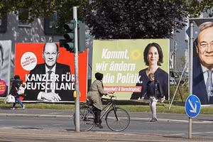 Hình ảnh những ứng cử viên của cuộc bầu cử liên bang Đức.