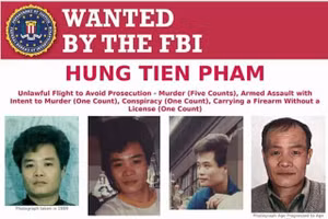 FBI truy nã Hung Tien Pham - người bị cáo buộc đã gây ra thảm sát năm 1991.