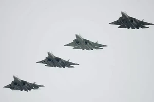 Chiến đấu cơ Su-57 của Nga.