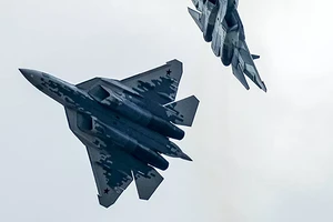 Chiến đấu cơ Su-57 của Nga.