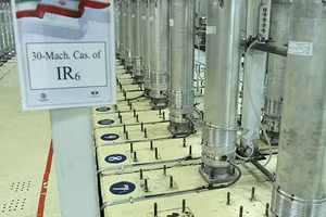 Các lò ly tâm tại cơ sở hạt nhân Natanz của Iran.