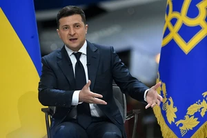 Tổng thống Ukraine Zelensky.